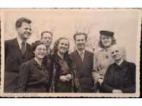 Παλιά καρτ ποστάλ οικογενειακή φωτογραφία