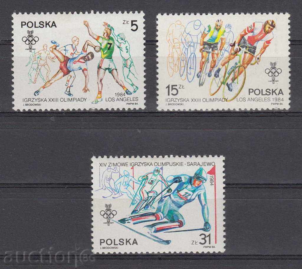 31K583 / POLAND - 1984 SPORT - SKI COLLECTION