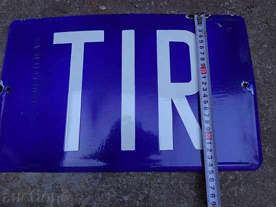 Enameled plate, plate - 5 Enameled plate, plate - 5