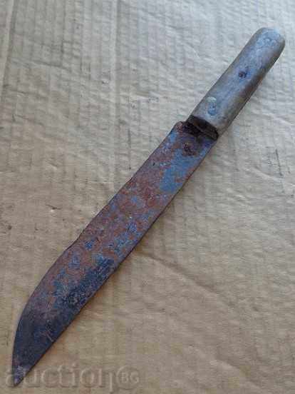 Old manual forged knife, karaoke, sheep blade, yatagan with price 69.00 BGN | € 35.28