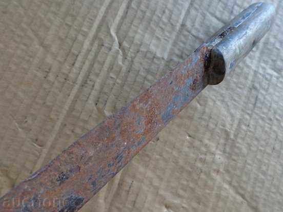 Old manual forged knife, karaoke, sheep blade, yatagan - 6