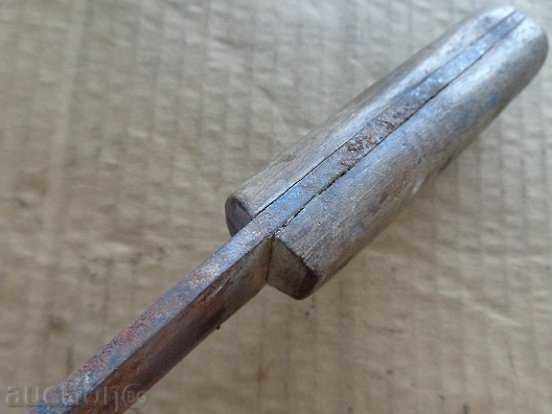 Old manual forged knife, karaoke, sheep blade, yatagan - 7