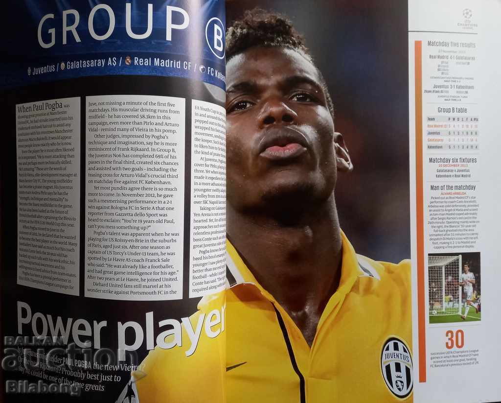 Auction Champions League Football Magazine, Matchday 6 - 2013 Auction Champions League Football Magazine, Matchday 6 - 2013