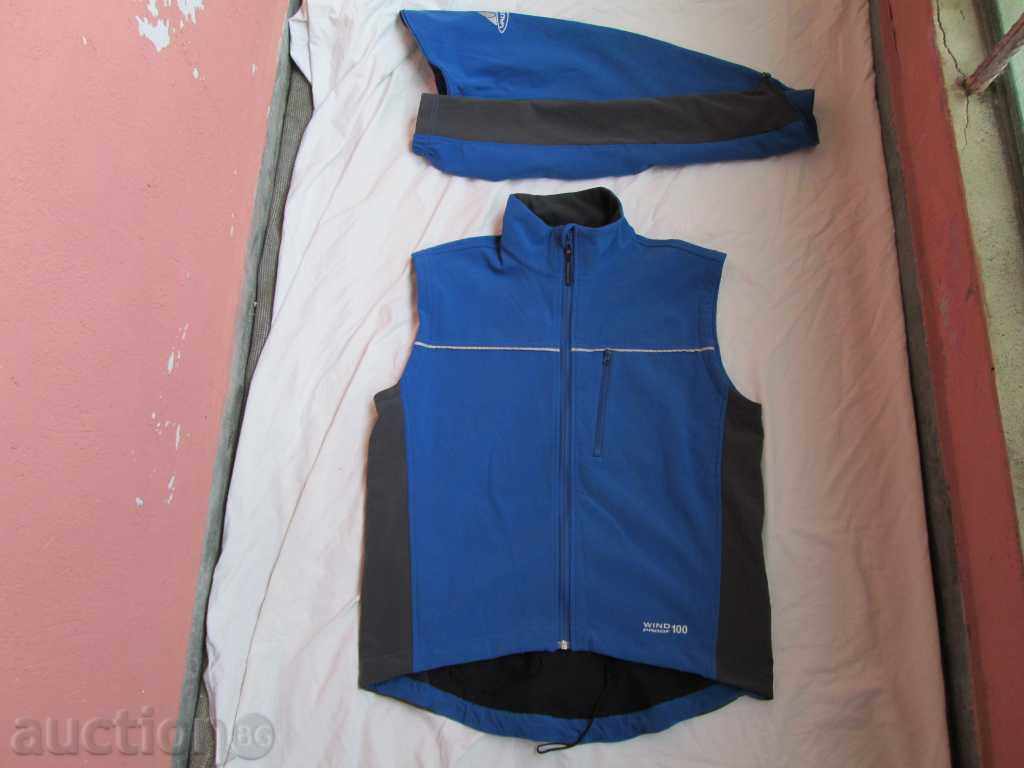 VAUDE SOFTSHELL WINDPROOF 100 Blue Jacket. - 5 VAUDE SOFTSHELL WINDPROOF 100 Blue Jacket. - 5