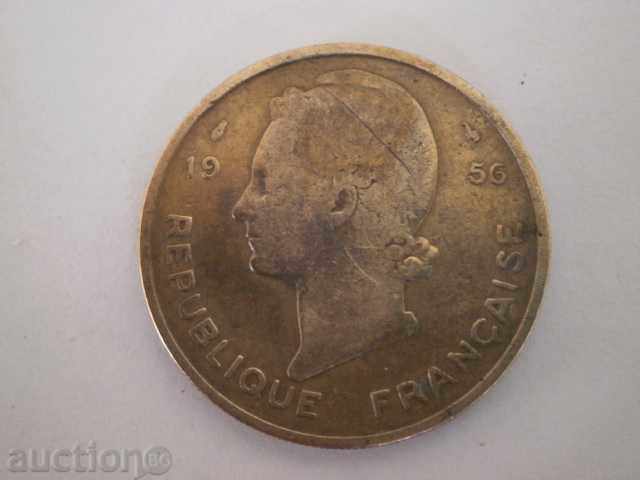 Delivery of French West Africa - 25 francs, 1956, rare, 27D Delivery of French West Africa - 25 francs, 1956, rare, 27D
