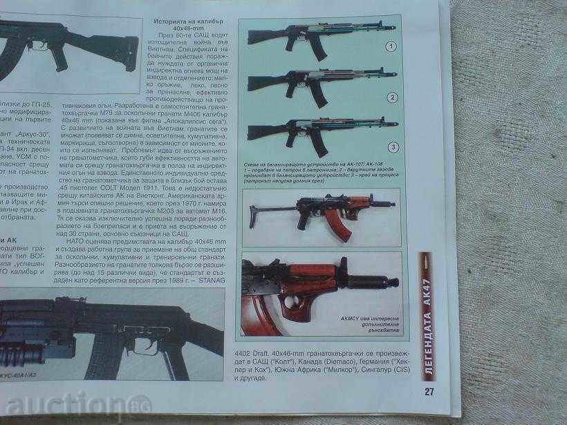 Брошура, документ - 60 години АК, оръжие, автомат - 5 Брошура, документ - 60 години АК, оръжие, автомат - 5