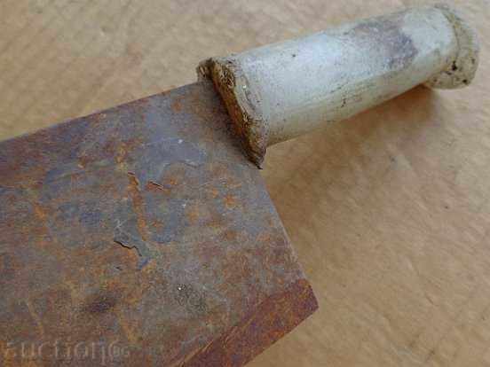 Old forged saber, ax, pole, knife, machete - 5 Old forged saber, ax, pole, knife, machete - 5