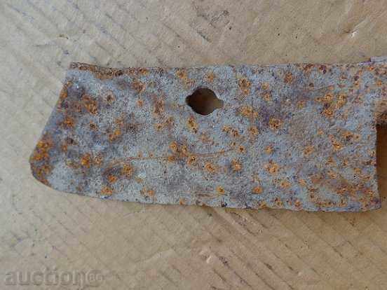 Auction Old forged saber, ax, pole, knife, machete Auction Old forged saber, ax, pole, knife, machete