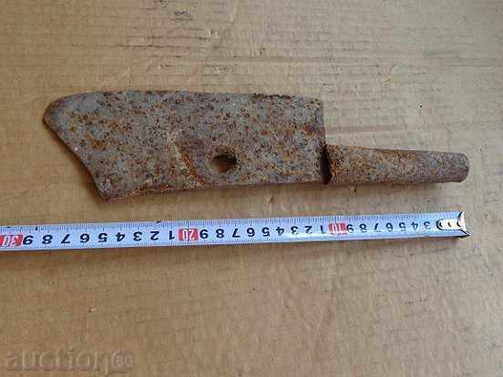 Old forged saber, ax, pole, knife, machete - 5 Old forged saber, ax, pole, knife, machete - 5