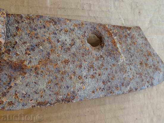 Old forged saber, ax, pole, knife, machete - 7 Old forged saber, ax, pole, knife, machete - 7