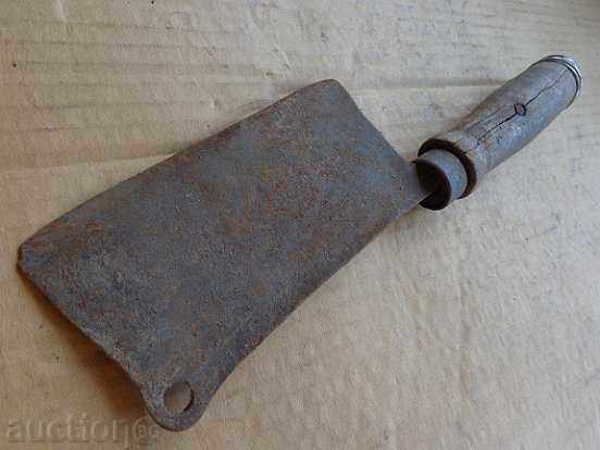 Old forged saber, ax, pole, knife, machete - 6 Old forged saber, ax, pole, knife, machete - 6