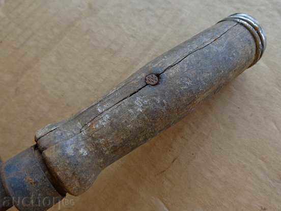 Old forged saber, ax, pole, knife, machete - 7 Old forged saber, ax, pole, knife, machete - 7