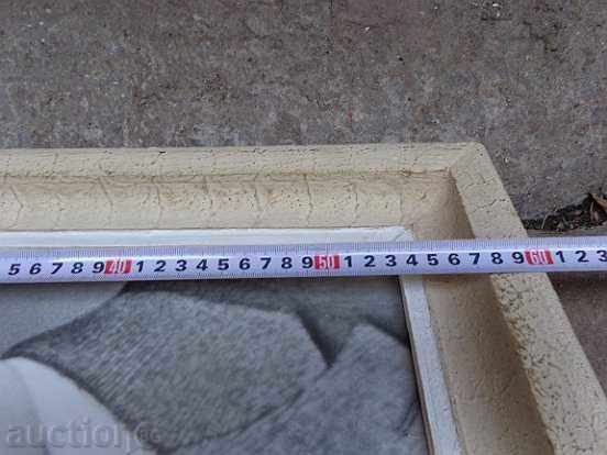 Soch picture in frame, portrait of Vasil Kolarov - 6