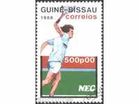 Клеймована марка Спорт Тенис 1988 от Гвинея - Бисау