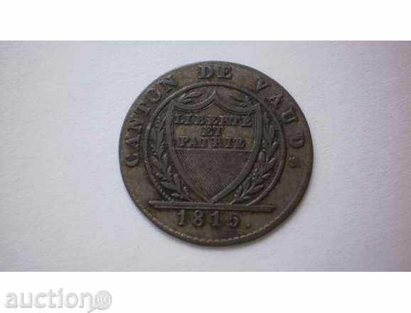 Ελβετία 1 Batts-10 ραπέλ 1815. Πολύ σπάνιες Coin