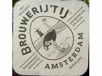 Подложка за бира - Brouwerij'tij /Холандия - от стотинка