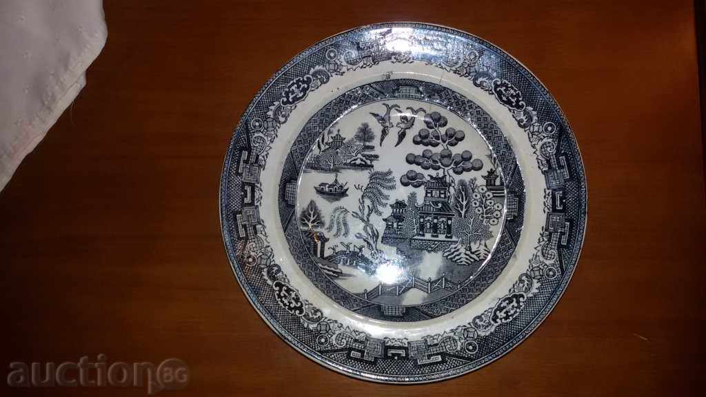 Auction  wall plate Chinese story ORIGINAL OLD