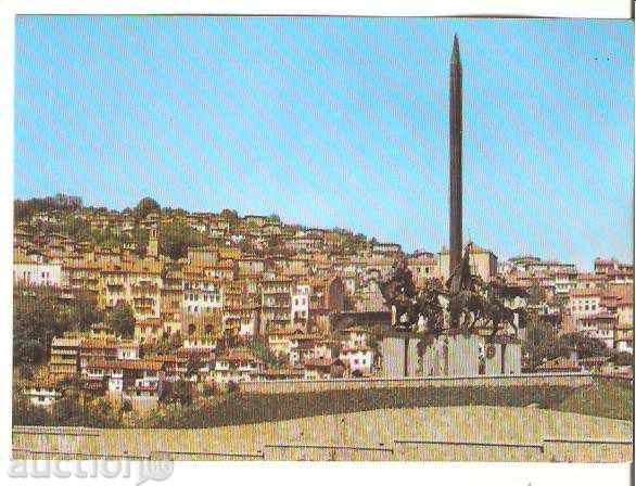 Καρτ ποστάλ Βουλγαρία Βέλικο Τάρνοβο Μνημείο του Asenovtsi 2 *