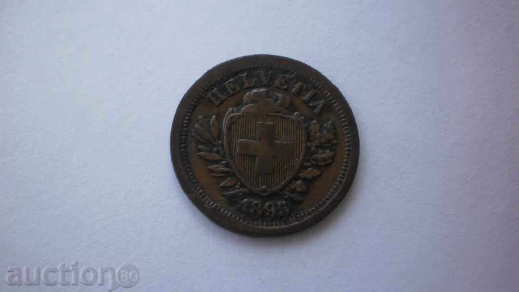 Switzerland 1 RAPEN 1895 Rare Coin