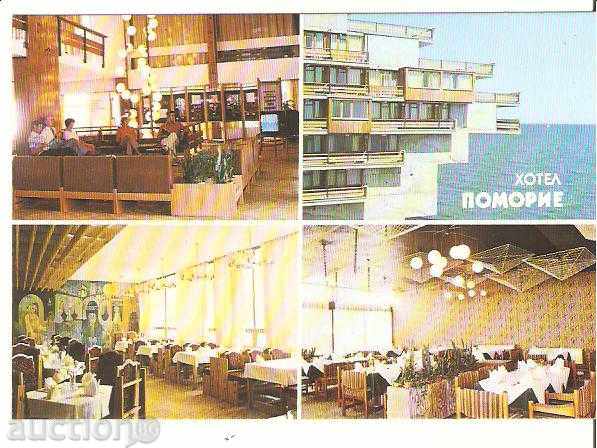 Carte poștală Bulgaria Pomorie "Pomorie" Hotel 4 *