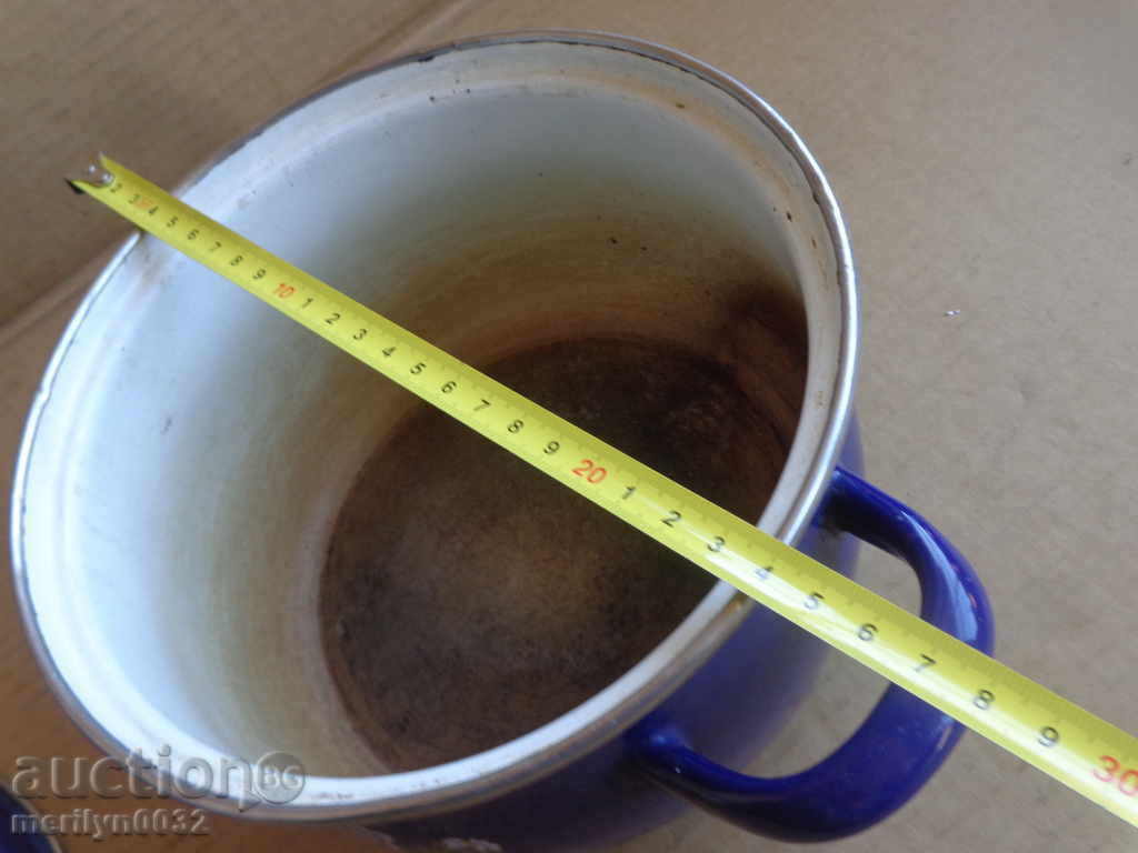 Old Sauce pot, enameled vessel, enamel, USSR - 6 Old Sauce pot, enameled vessel, enamel, USSR - 6