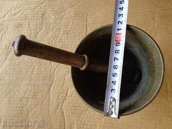Old bronze mortar, hammer, mortar - 6 Old bronze mortar, hammer, mortar - 6