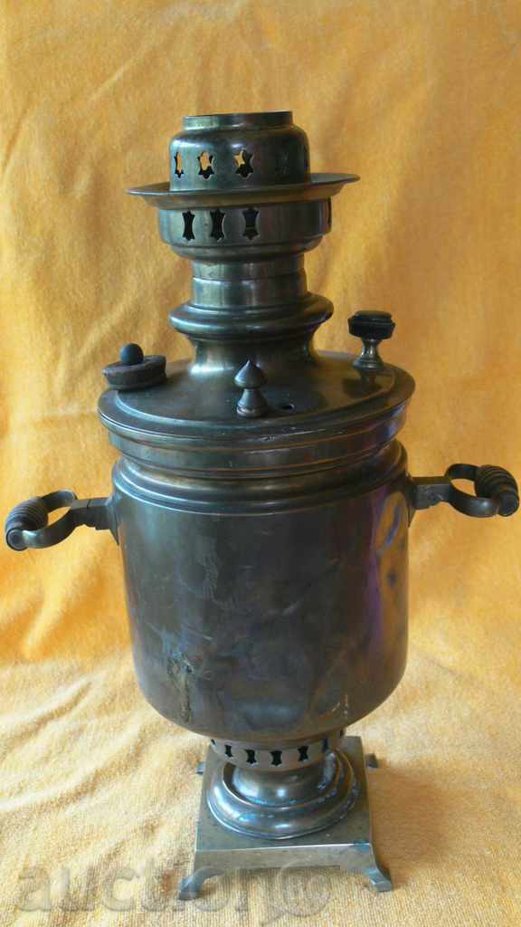 RUSSIAN IMPERIAL SAMOBAR OF COAL BRONZE - 5 RUSSIAN IMPERIAL SAMOBAR OF COAL BRONZE - 5