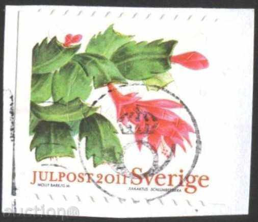Клеймована марка Флора Цвете 2011  от Швеция