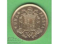 (¯`'•.¸ 1 peseta 1966 SPANIA UNC- ¸.•'´¯)