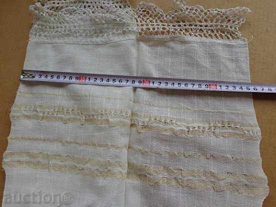 Pânză veche cu franjuri cu dantelă, tricotat, franjuri cu broderie - 5 Pânză veche cu franjuri cu dantelă, tricotat, franjuri cu broderie - 5