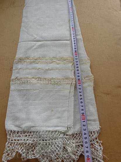 Pânză veche cu franjuri cu dantelă, tricotat, franjuri cu broderie - 6 Pânză veche cu franjuri cu dantelă, tricotat, franjuri cu broderie - 6