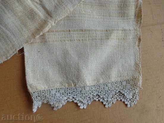 Old fringed cloth with lace, knitting, fringe with embroidery - 5 Old fringed cloth with lace, knitting, fringe with embroidery - 5