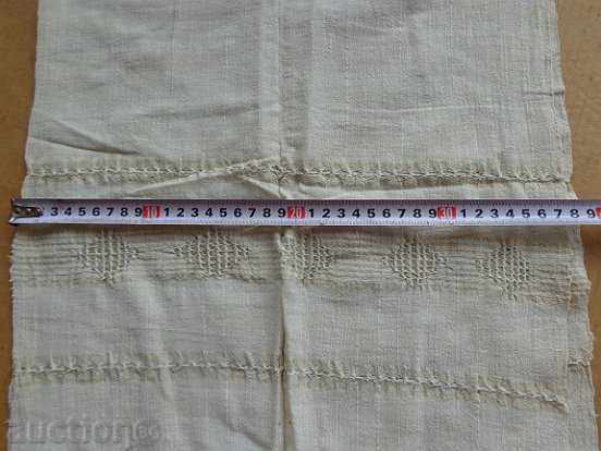 Delivery of Old fringed cloth with lace, knitting, fringe with embroidery