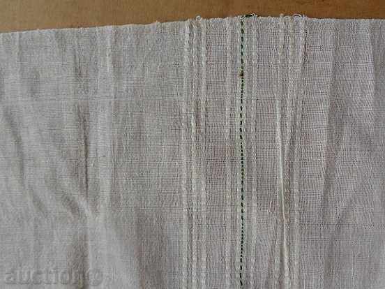 Pânză veche cu franjuri cu dantelă, tricotat, franjuri cu broderie - 5
