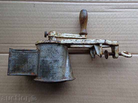 Old Austrian vegetable grinder from the beginning of the twentieth century