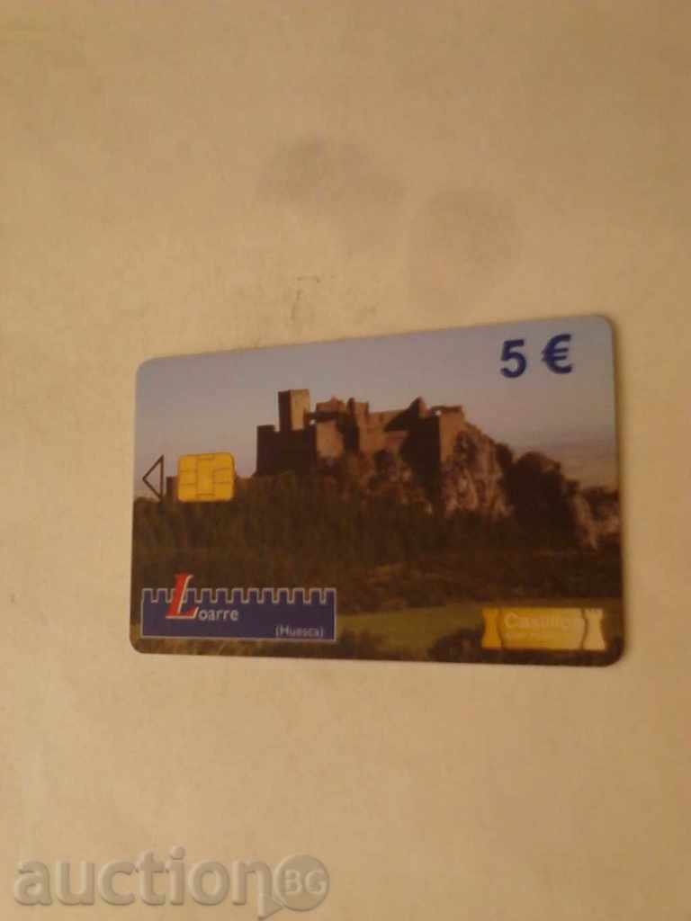 Phonecard Spain Phoneica Loare 5 € with price 0.55 BGN | € 0.28