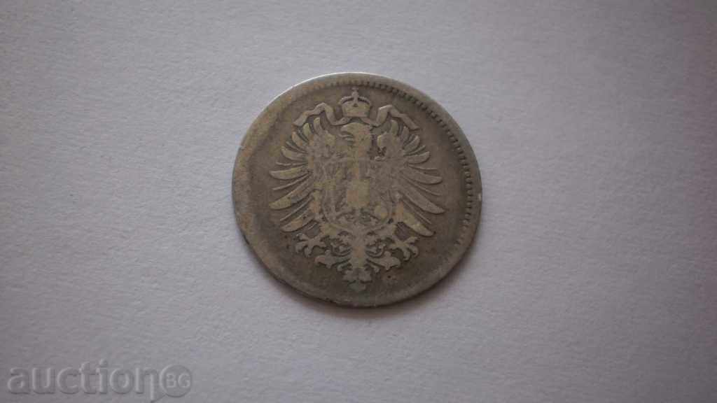 Germany - Empire 20 Pennig 1875 G Rare Coin with price € 12.78 | 25.00 BGN