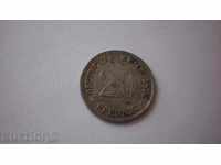 Германия - Империя 20 Пфенига 1876 C Рядка Монета