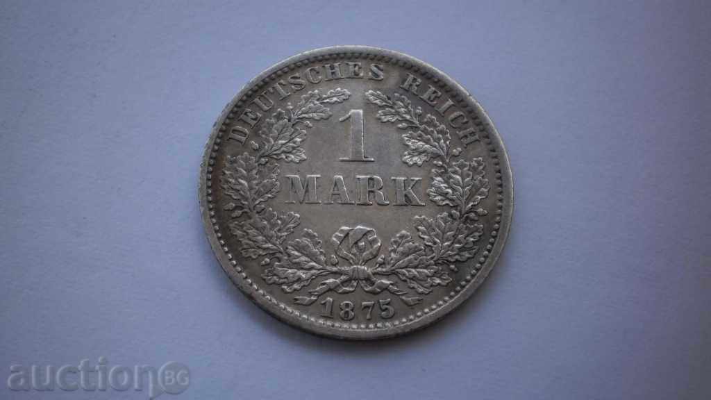 Γερμανία - Empire 1 Marka 1875 F Σπάνιες κέρμα