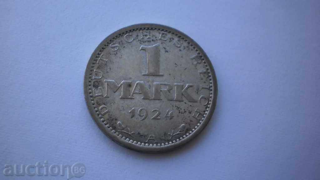 Germany - Weimar 1 Maarka 1924 A Rare Coin with price € 17.90 | 35.01 BGN