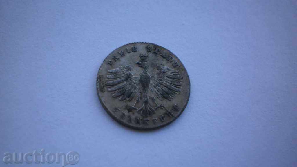 Germania Orașul liber Frankfurt 1 Kreuzer 1853 cu preț € 13.80 | 26.99 BGN Germania Orașul liber Frankfurt 1 Kreuzer 1853 cu preț € 13.80 | 26.99 BGN
