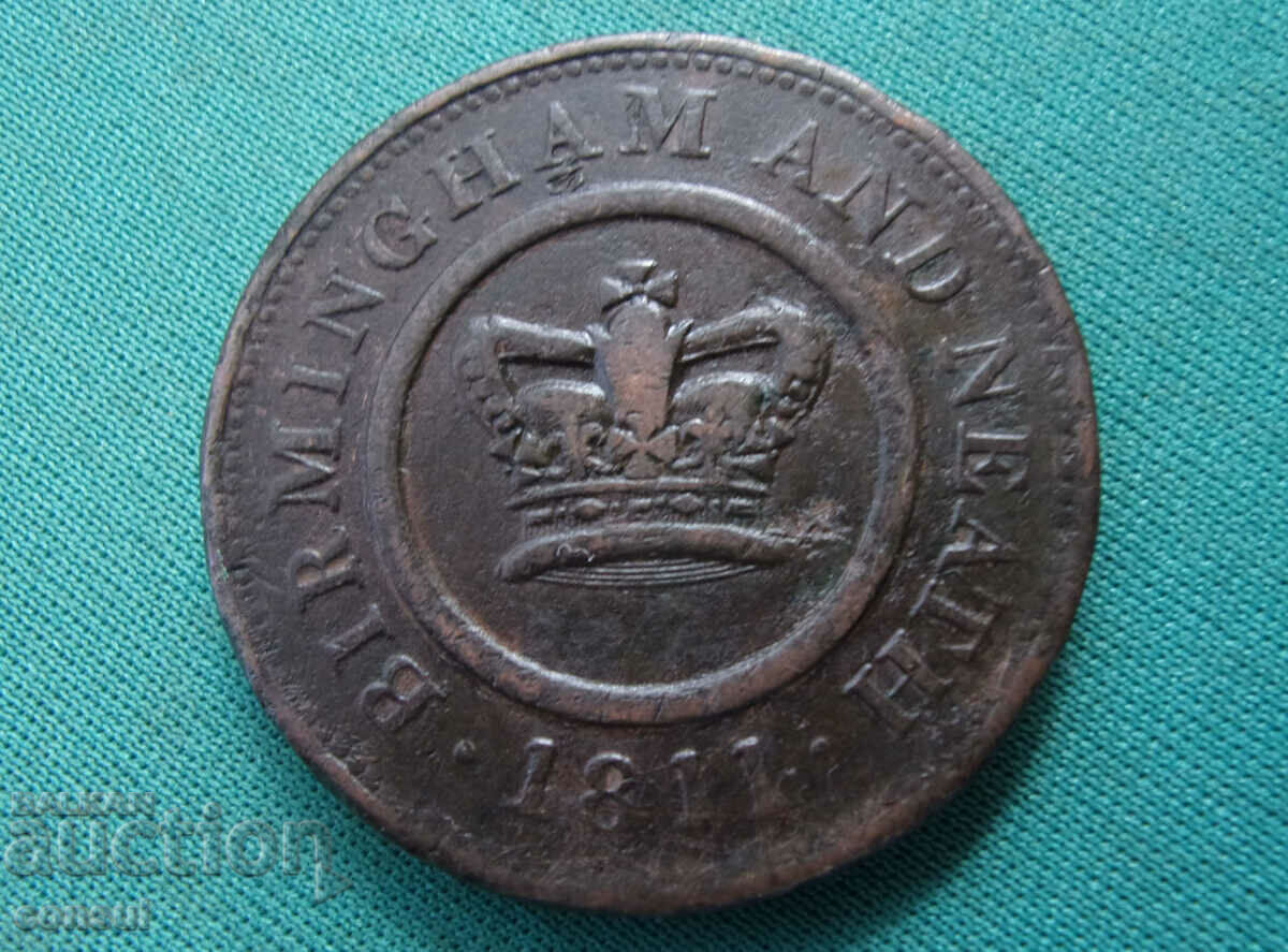 Birmingham 1 Penny 1811 Rare Coin