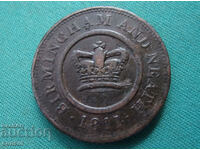 Birmingham 1 Penny 1811 Rare Coin