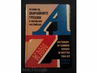 Γλωσσάριο των κοινών σφαλμάτων σε γραπτή αγγλικά