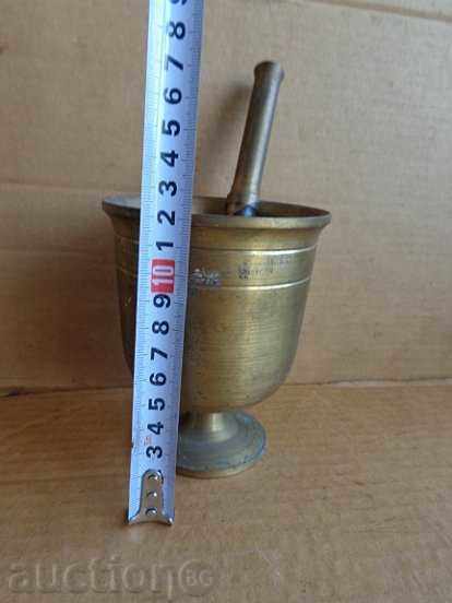 Social bronze mortar with pestle, small mortar - 5 Social bronze mortar with pestle, small mortar - 5