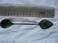 old measuring military spoon bronze
