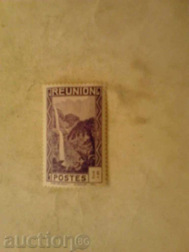Пощенска марка Reunion 1 цент