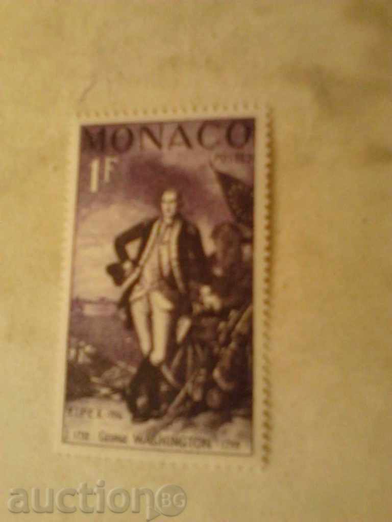 Пощенска марка Monaco 1 franc