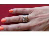 СТИЛЕН ПРЪСТЕН МАСИВНО ЗЛАТО И СРЕБРО