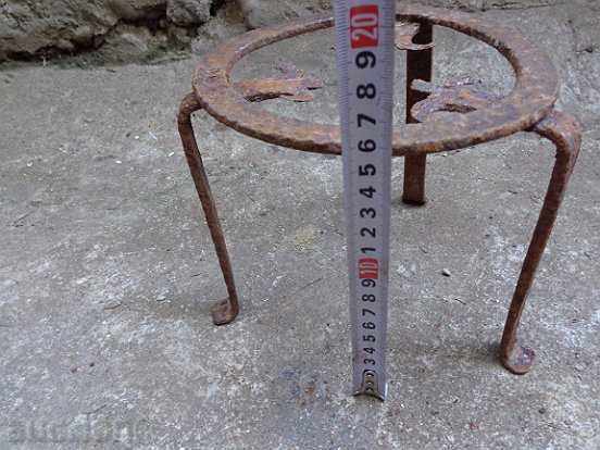 Auction An old forged sack, fireplace, grill, wrought iron Auction An old forged sack, fireplace, grill, wrought iron